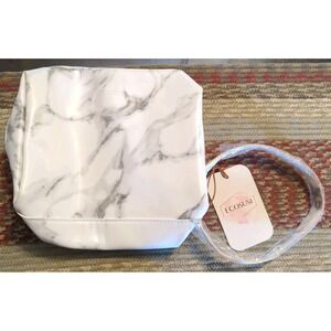 Brand New Ecosusi Clutch Bag Purse 2 Sided Zip Bag Lots Of Storage!